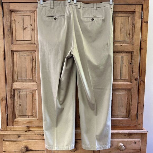 Men's Duluth Trading Company Size 44 X‎ 32 Pants Tan Khaki Pockets Straight Leg - Picture 5 of 9